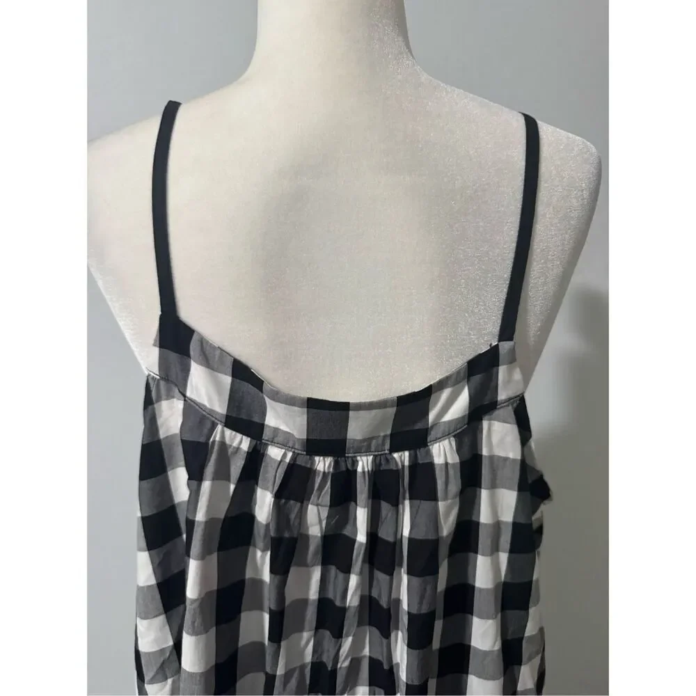 Kate Spade New York dream a little dream Gingham sleeveless dress XL